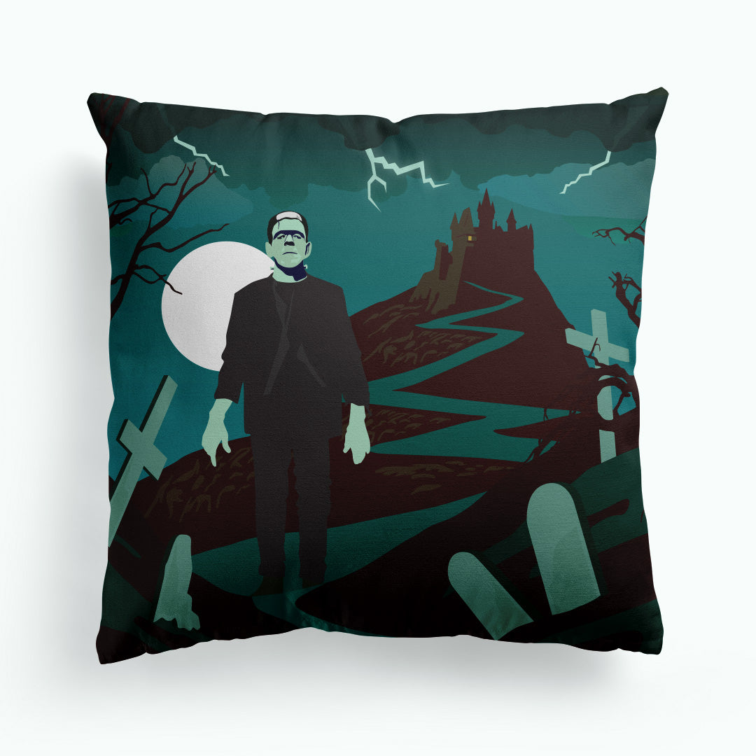 Frankenstein Literature Cushion