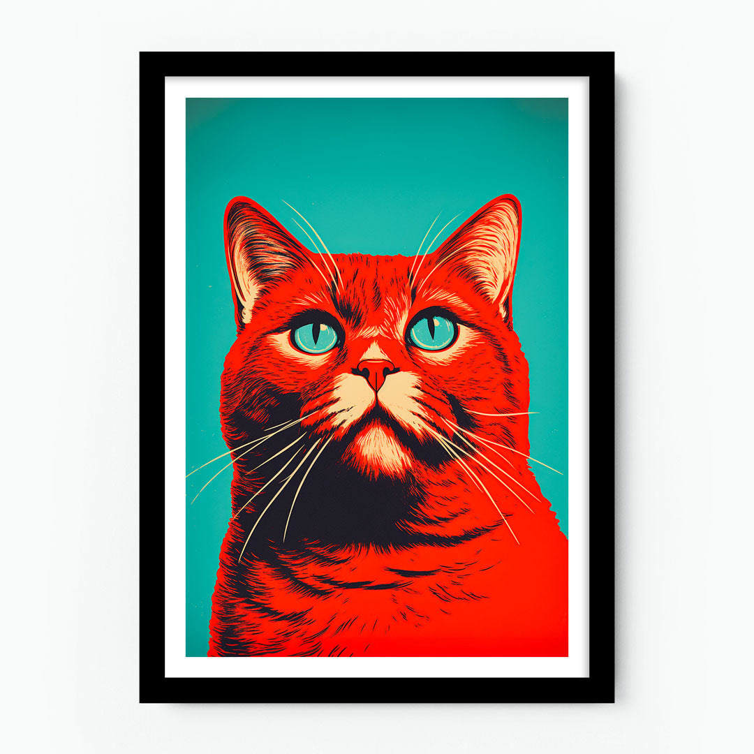 British Shorthair Cat Poster