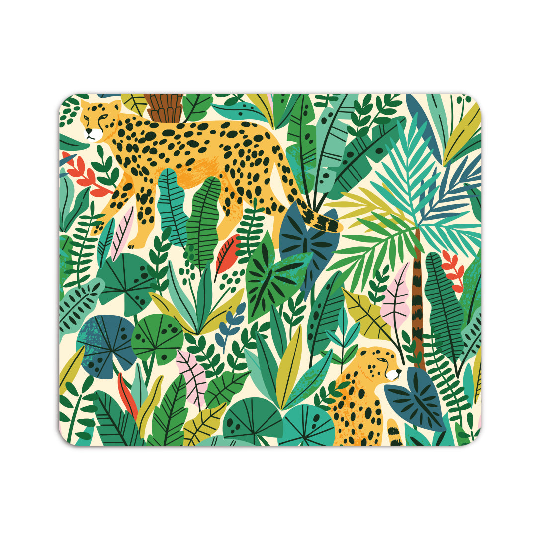 Cheetah Green Mouse Mat