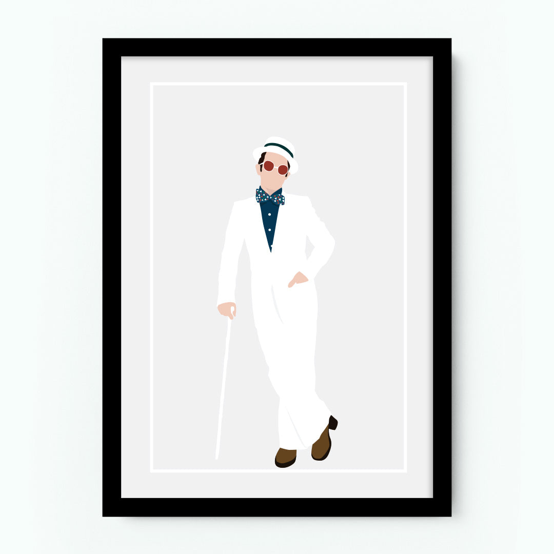 Elton John Music Poster