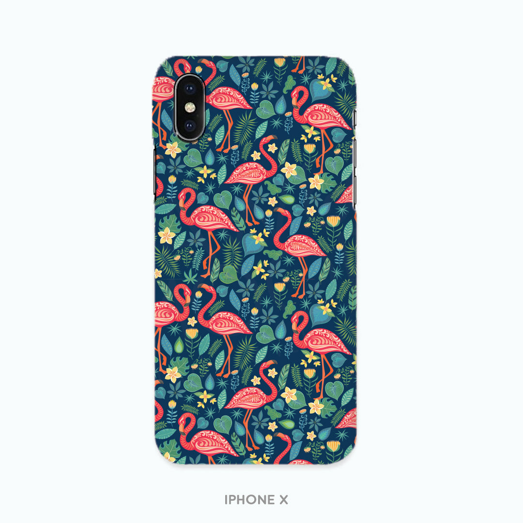 Flamingo Blue Pattern Phone Case
