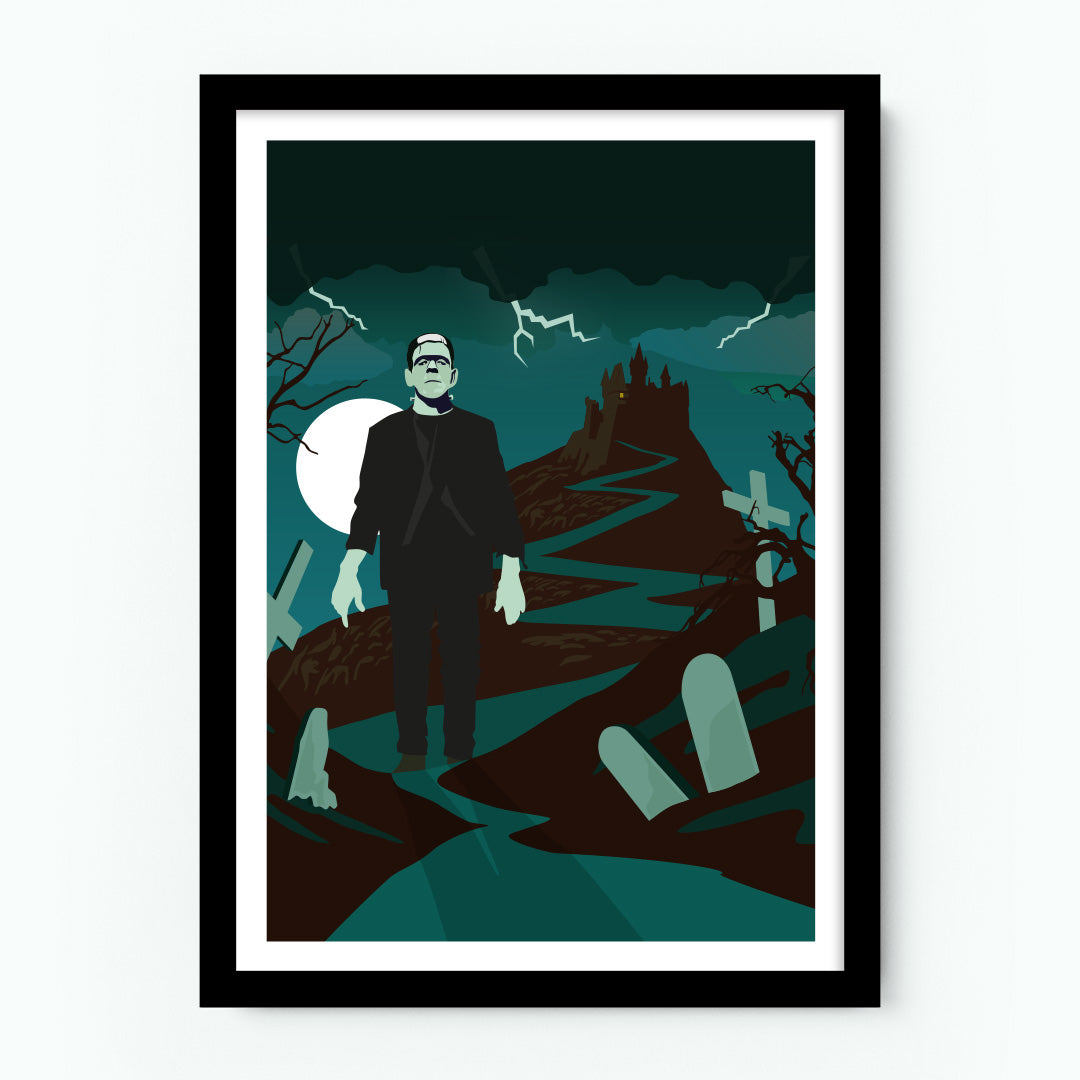 Frankenstein by Mary Shelley Poster (Image Only)