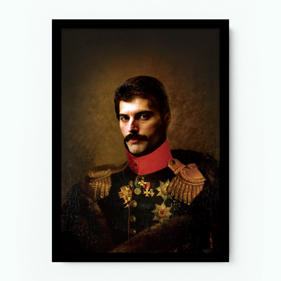 Freddie Mercury Renaissance Portrait Poster
