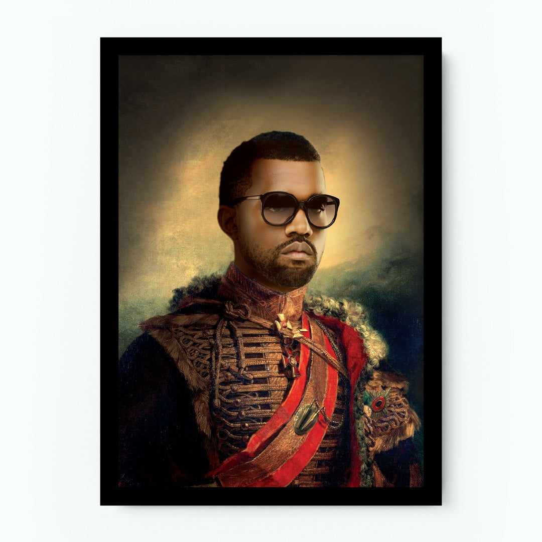 Kanye West Renaissance Portrait Poster