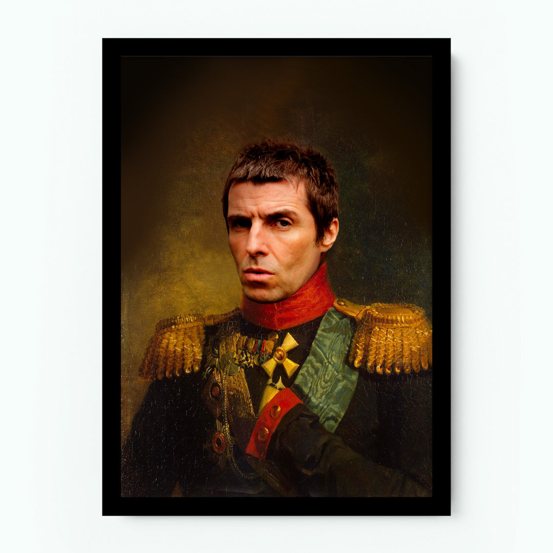 Liam Gallagher Renaissance Portrait Poster