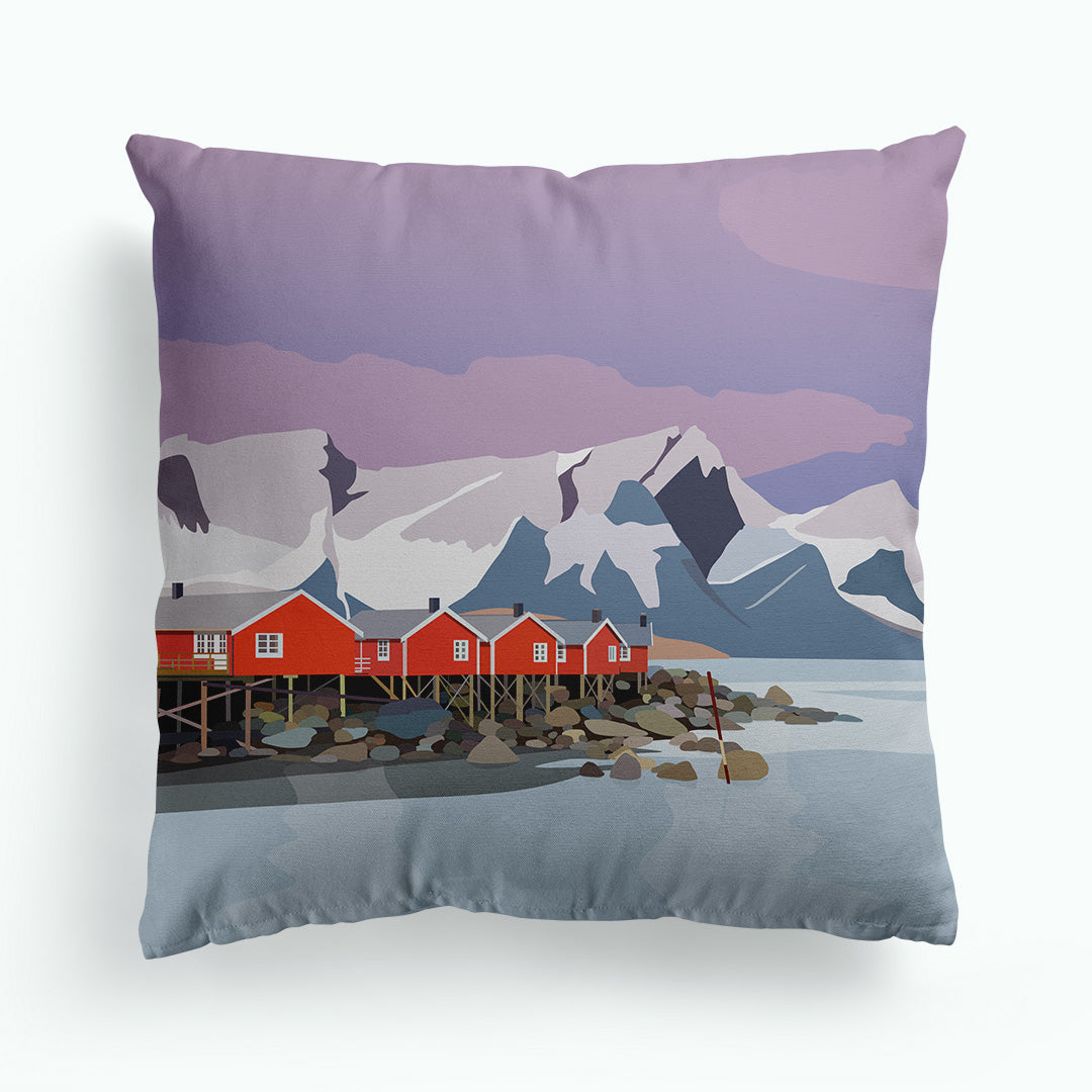 Lofoten Islands Norway Cushion