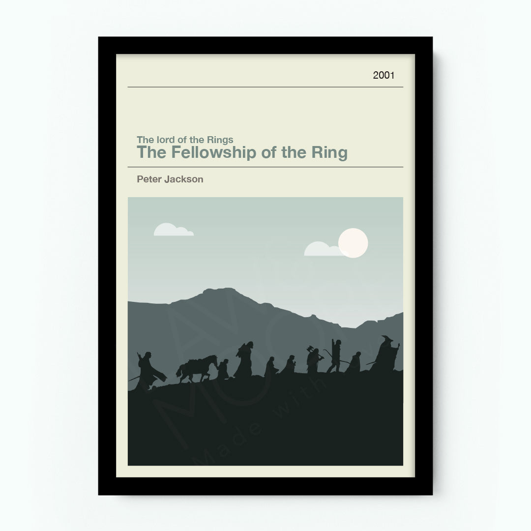 The Lord of the Rings: The Fellowship of the Ring Movie Poster