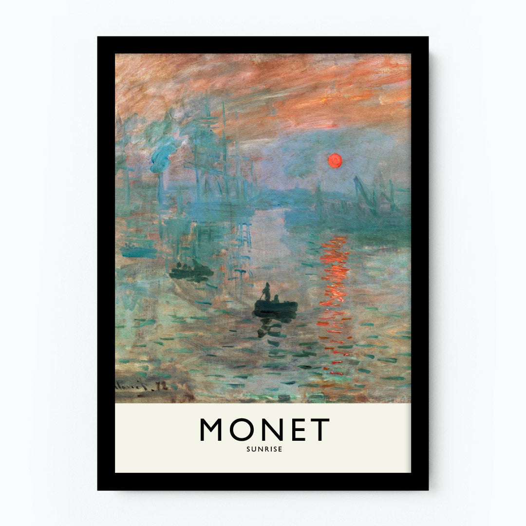 Monet – Sunrise Poster