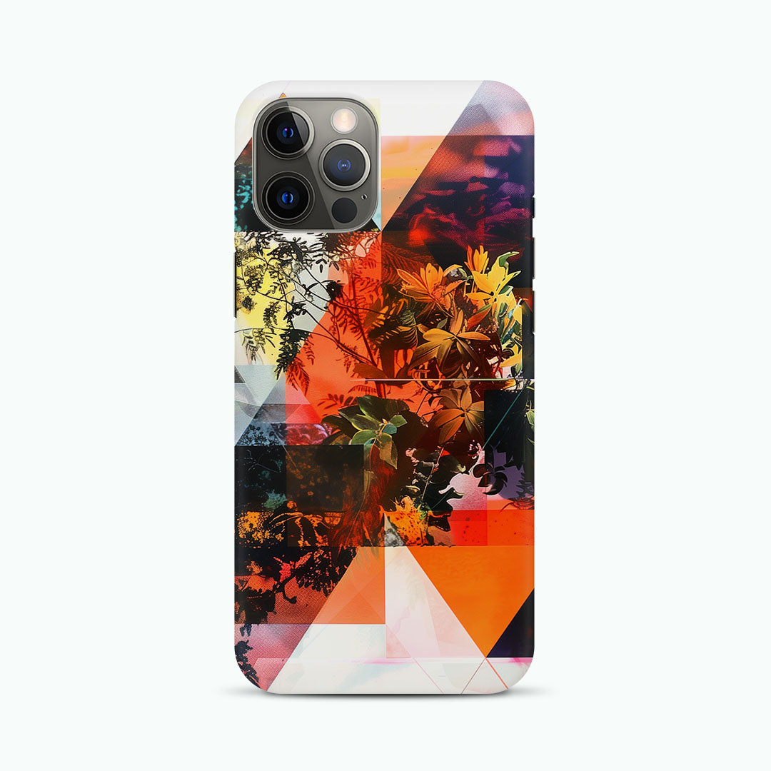 Overprint Nature and Geometry Phone Case