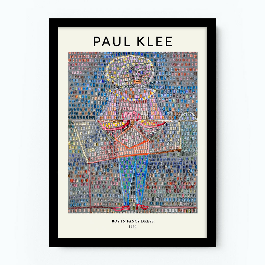 Paul Klee – Boy in Fancy Dress Poster