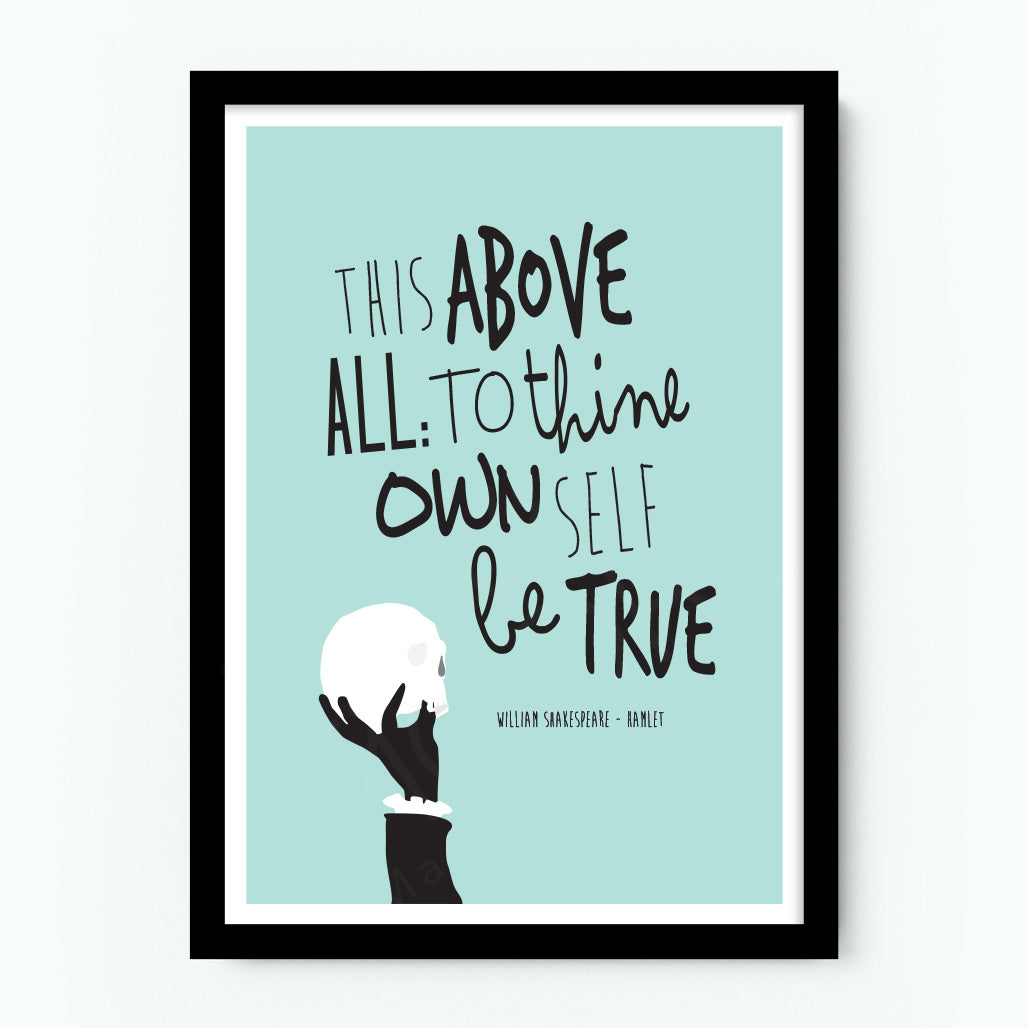 Hamlet Shakespeare Poster