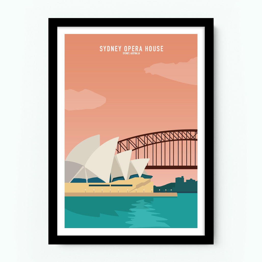 Sydney Opera House Australia Poster