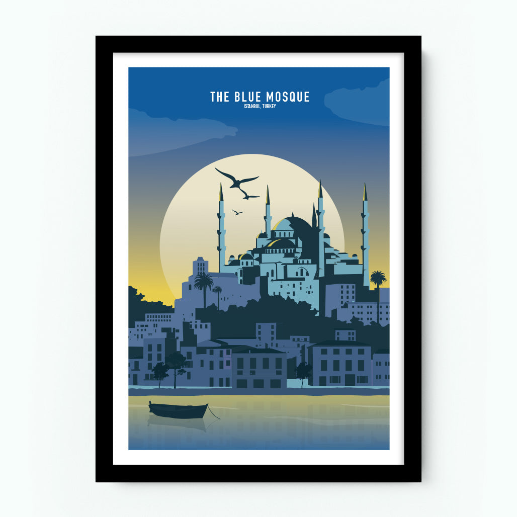 The Blue Mosque Istanbul Turkey Poster