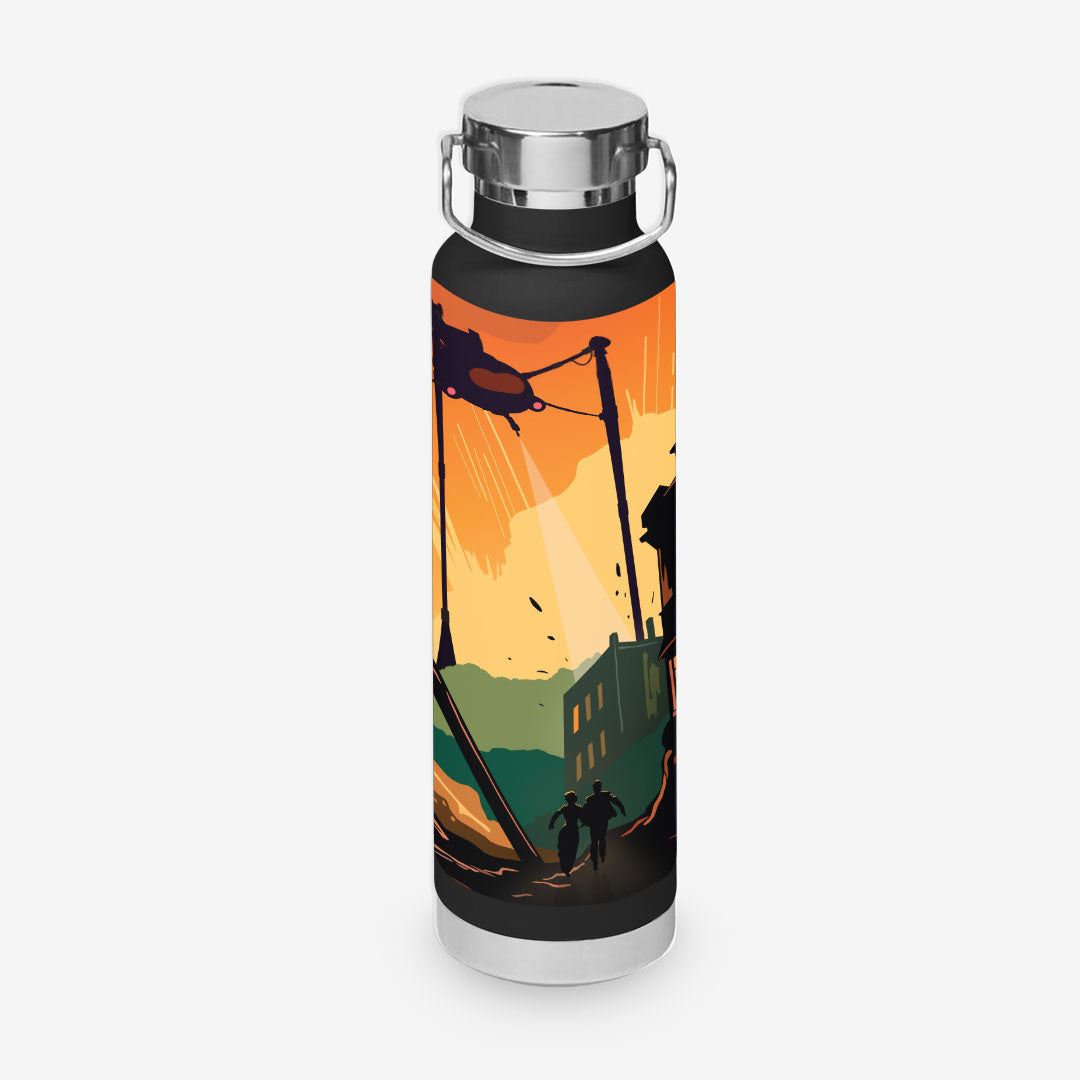 War of the Worlds by H.G.Wells 650ml Copper Insulated Water Bottle