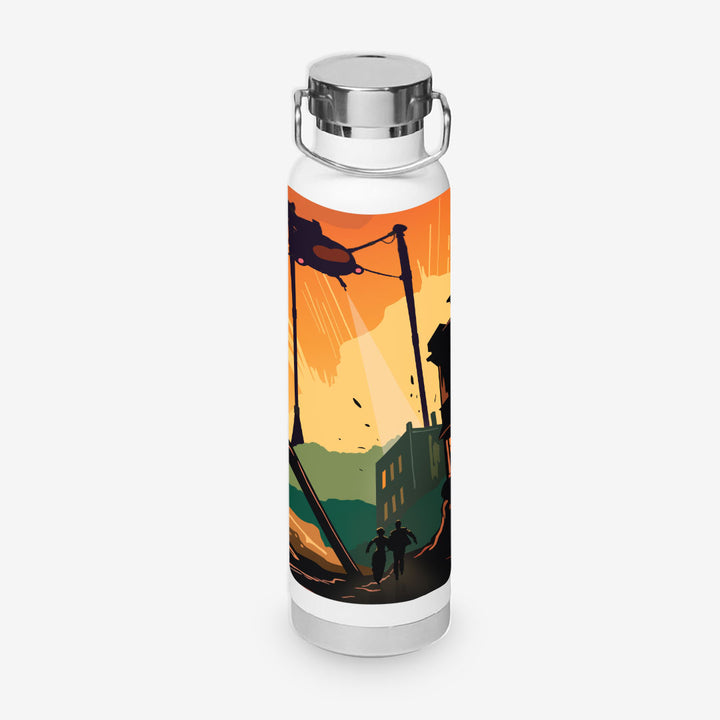 War of the Worlds by H.G.Wells 650ml Copper Insulated Water Bottle