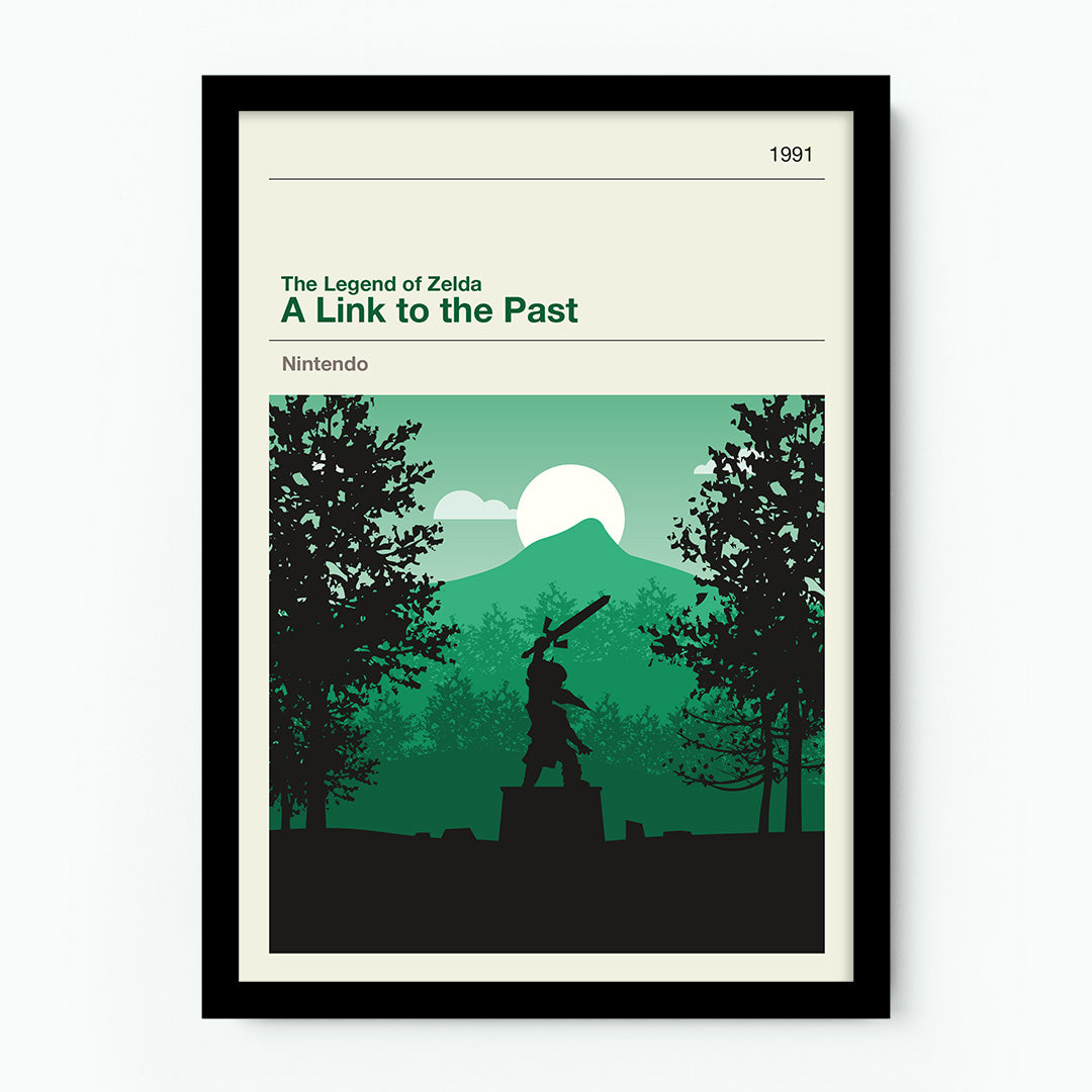 The Legend of Zelda: A Link to the Past Gaming Poster
