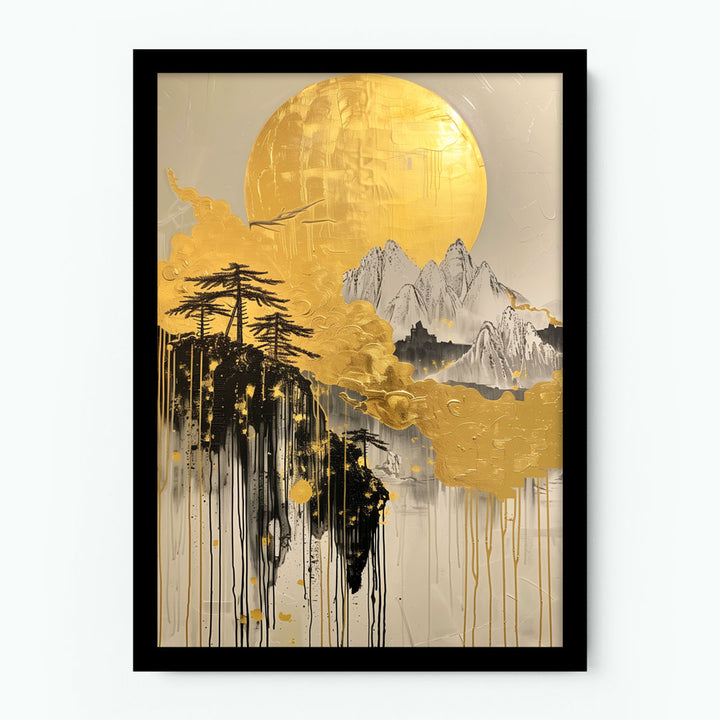 Abstract Gold Sun Poster (Copy)