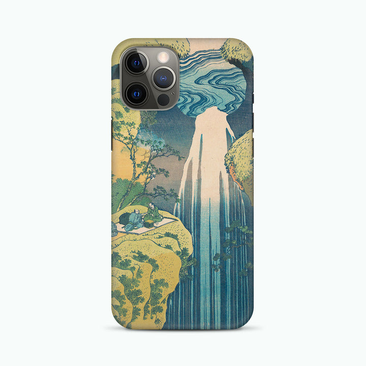 Yōrō Waterfall in Mino Province by Katsushika Hokusai Phone Case