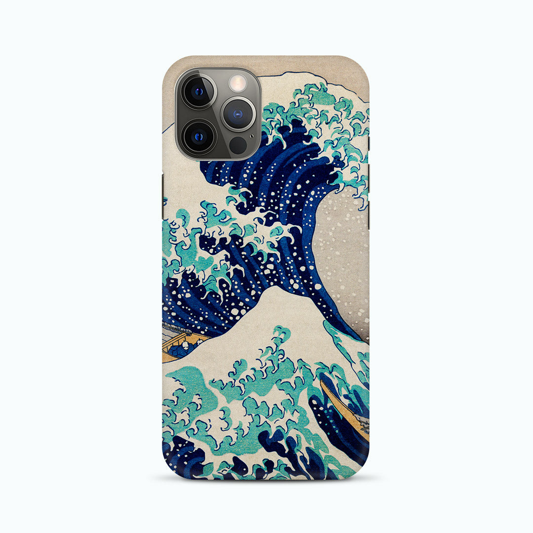 The Great Wave off Kanagawa by Katsushika Hokusai Phone Case