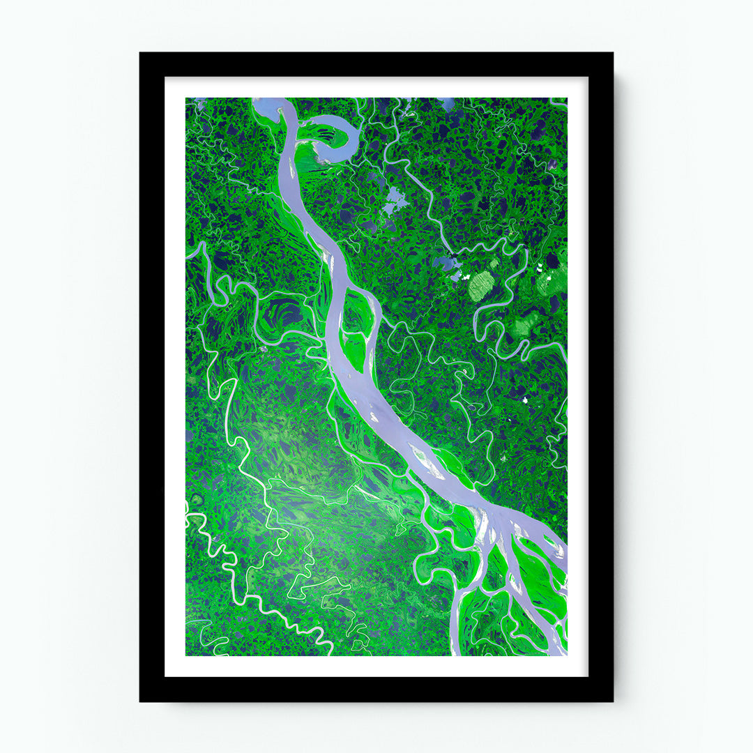 Mackenzie River Canada – Earth From Above Poster