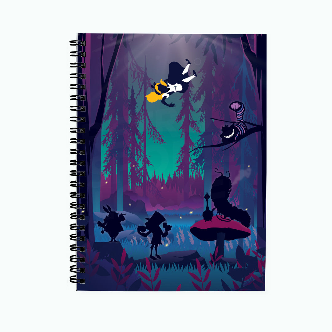 Alice’s Adventures in Wonderland by Lewis Carroll Spiral Notebook