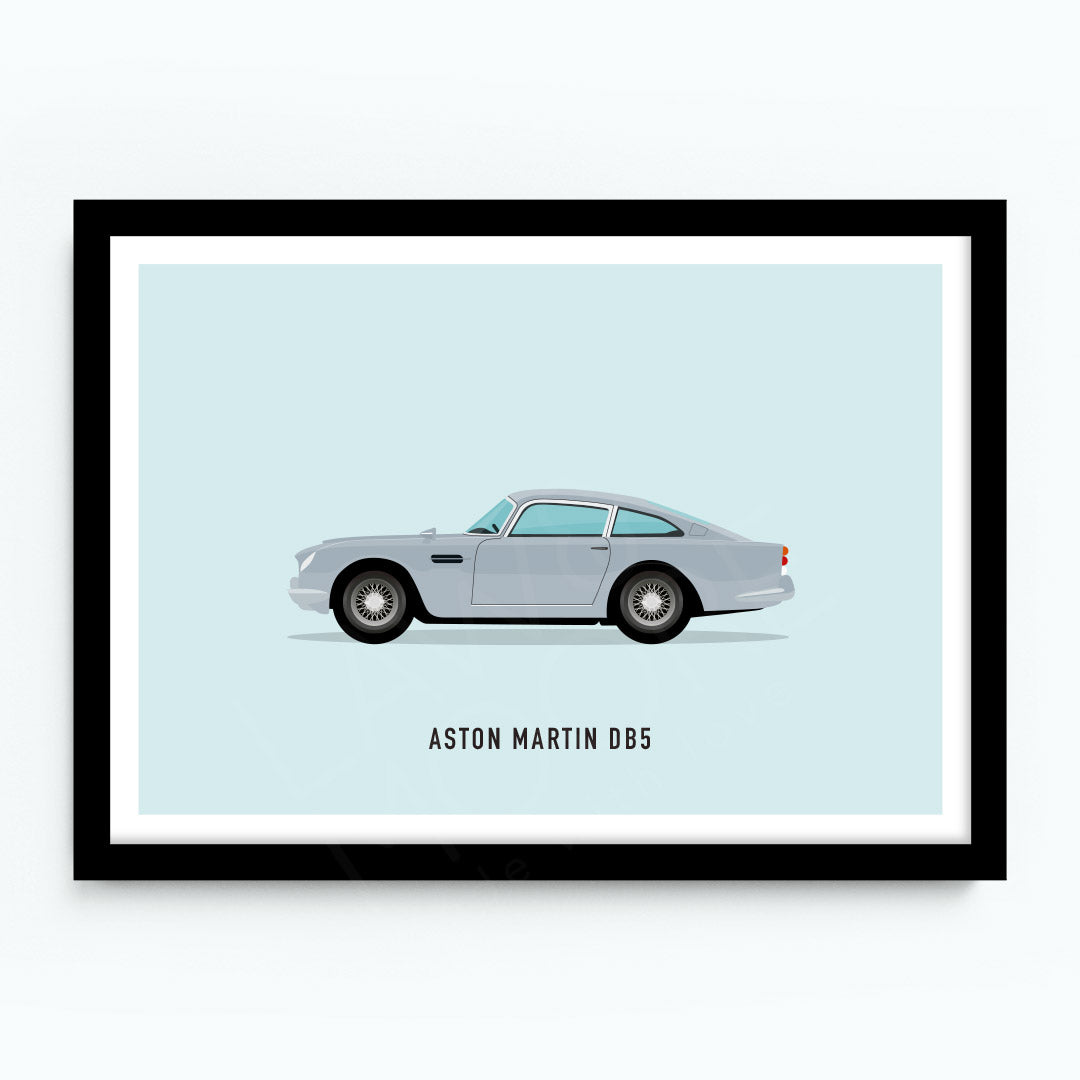 Aston Martin DB5 Car Poster