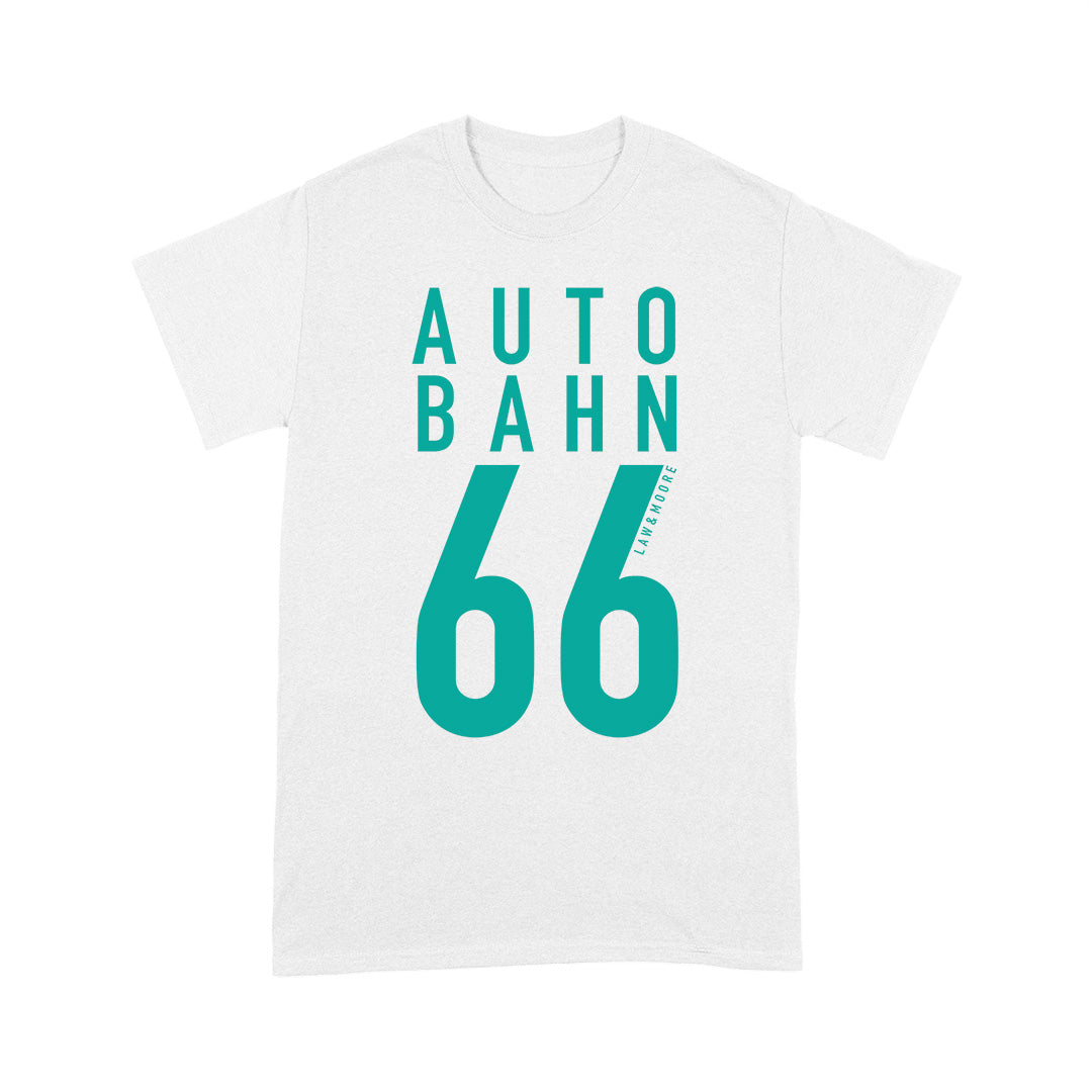 Auto Bahn 66 White T-Shirt