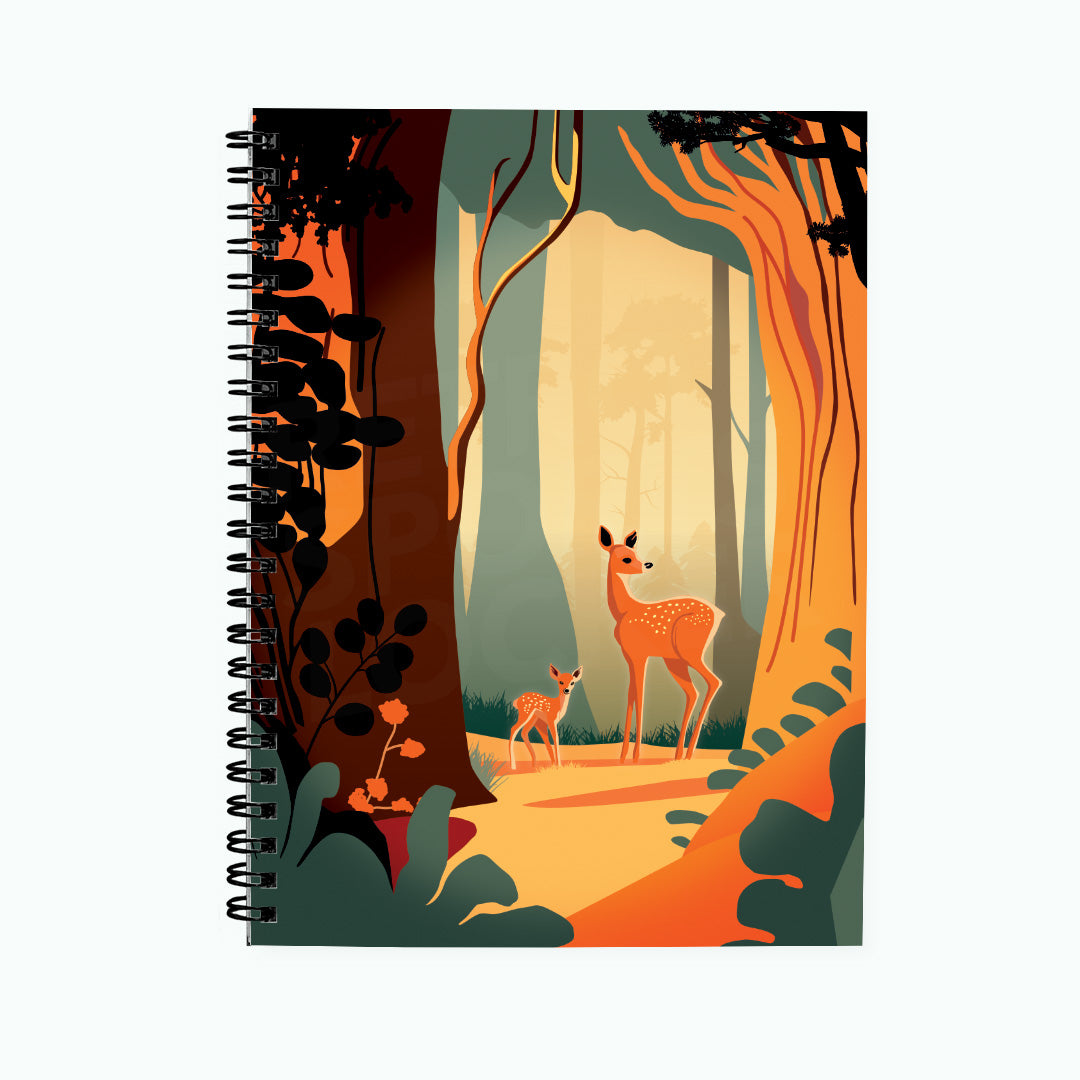 Bambi, a Life in the Woods by Felix Salten Spiral Notebook