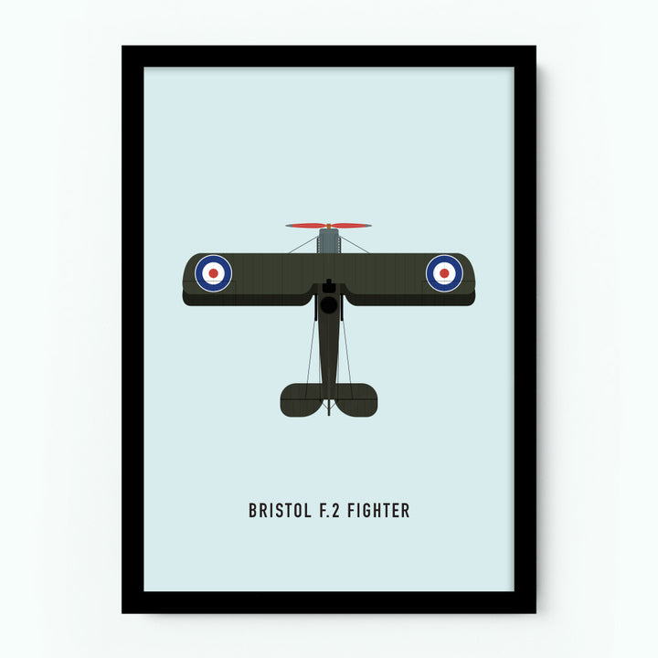 Bristol F.2 Fighter Aircraft Poster