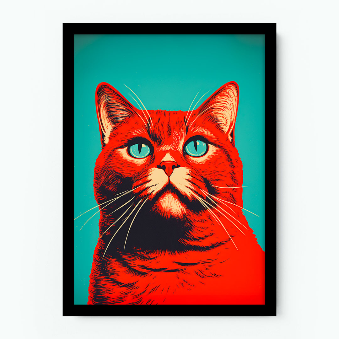 British Shorthair Cat Poster