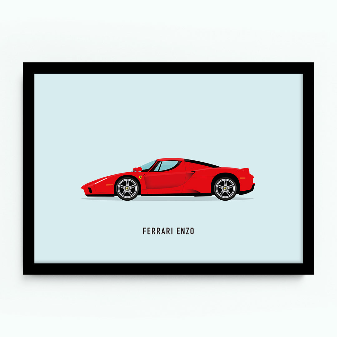 Ferrari Enzo Car Poster