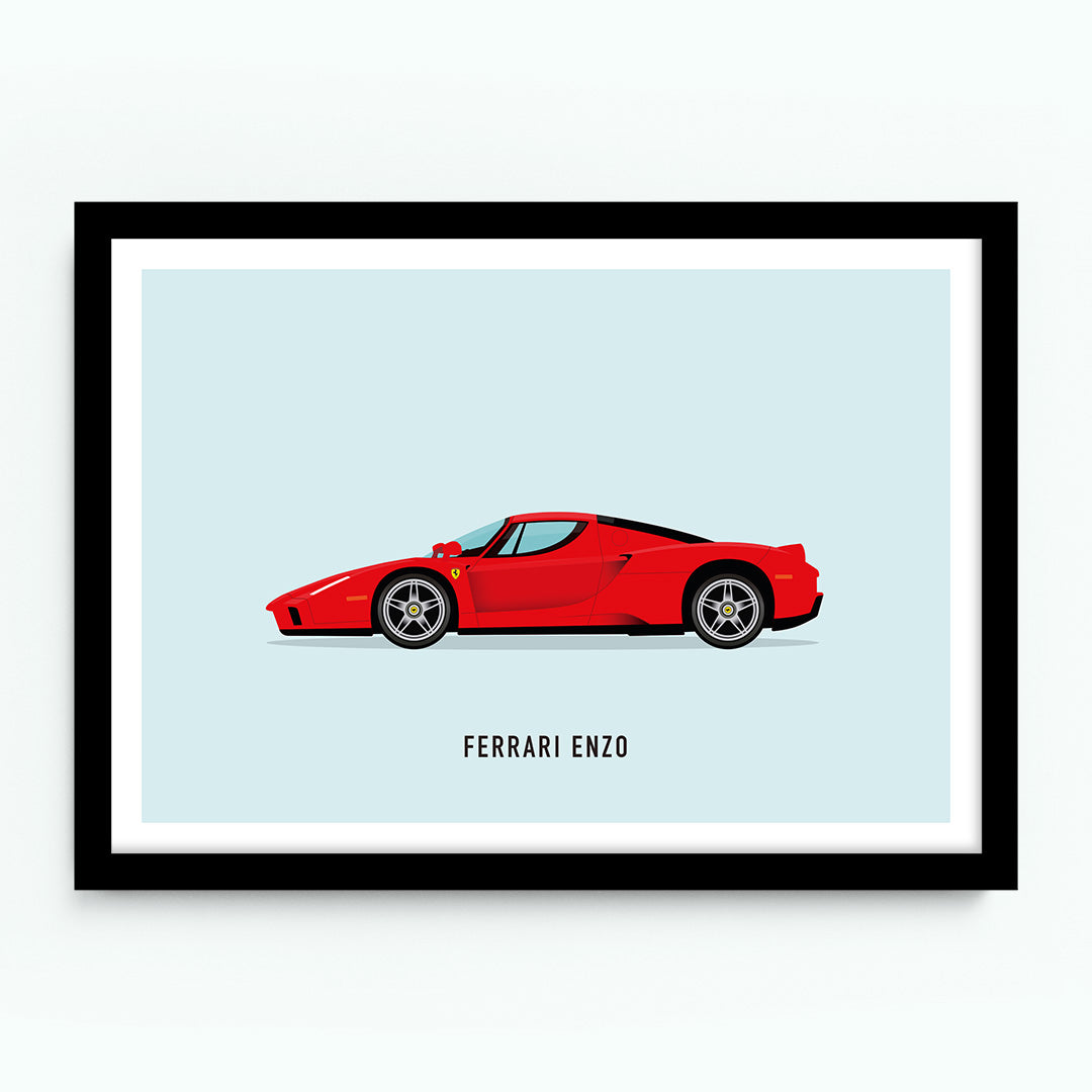 Ferrari Enzo Car Poster