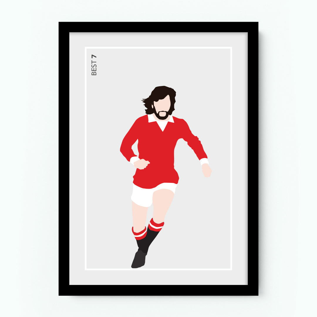 George Best Manchester United Poster