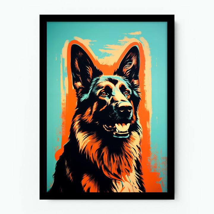 German Shepherd Dog Poster