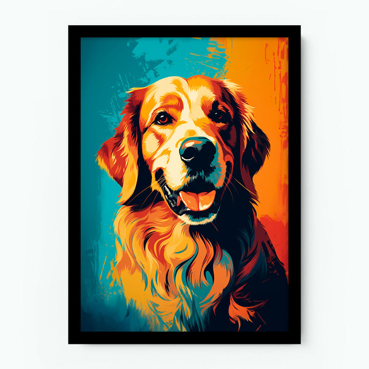 Golden Retriever Dog Poster
