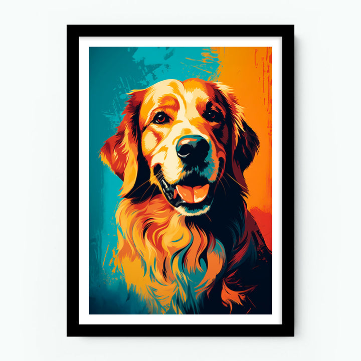 Golden Retriever Dog Poster