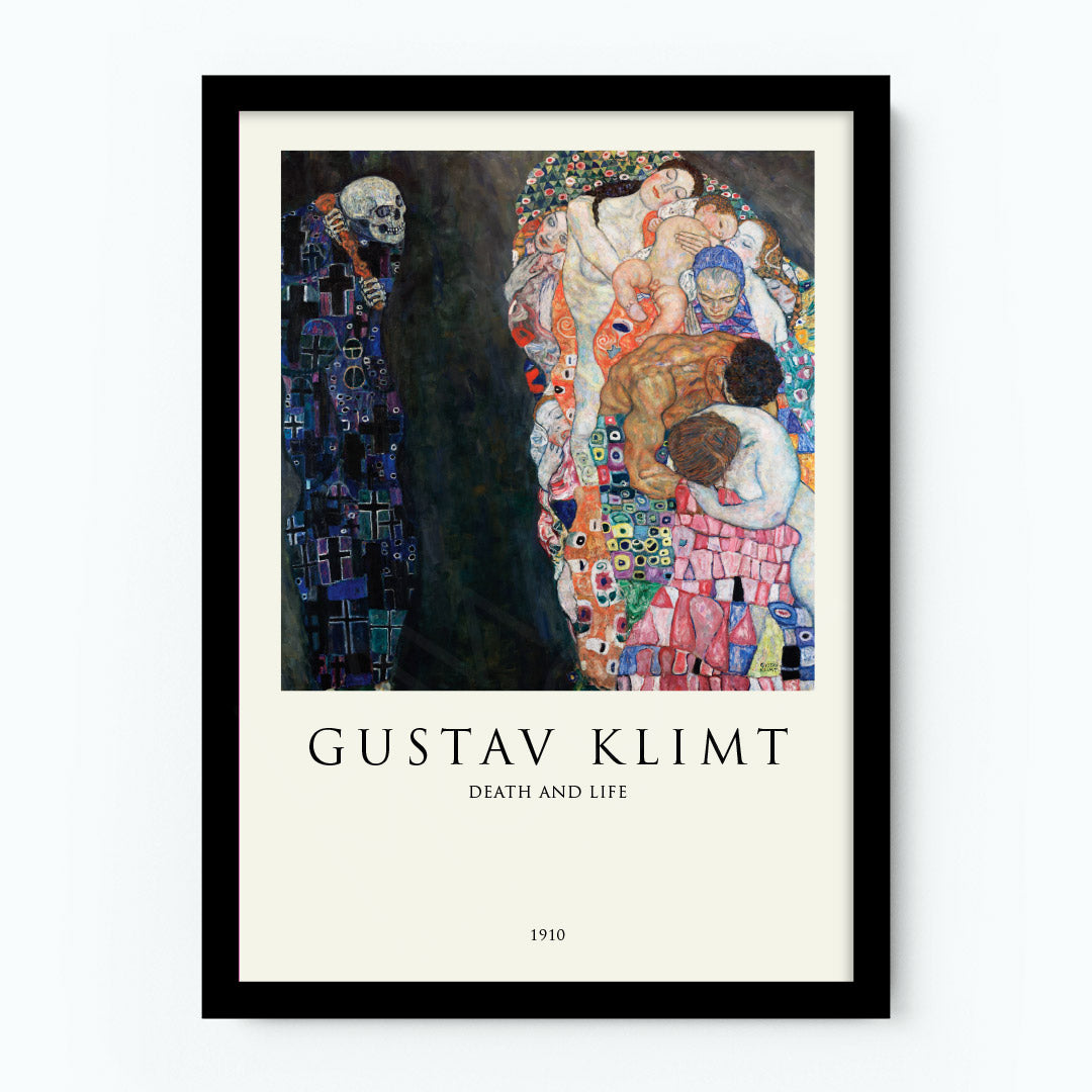 Gustav Klimt – Death and Life Poster