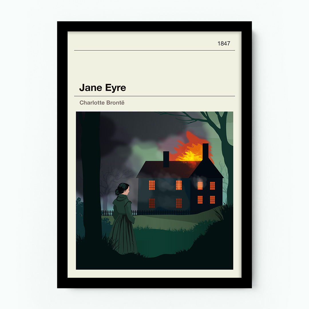 Jane Eyre by Charlotte Brontë Poster