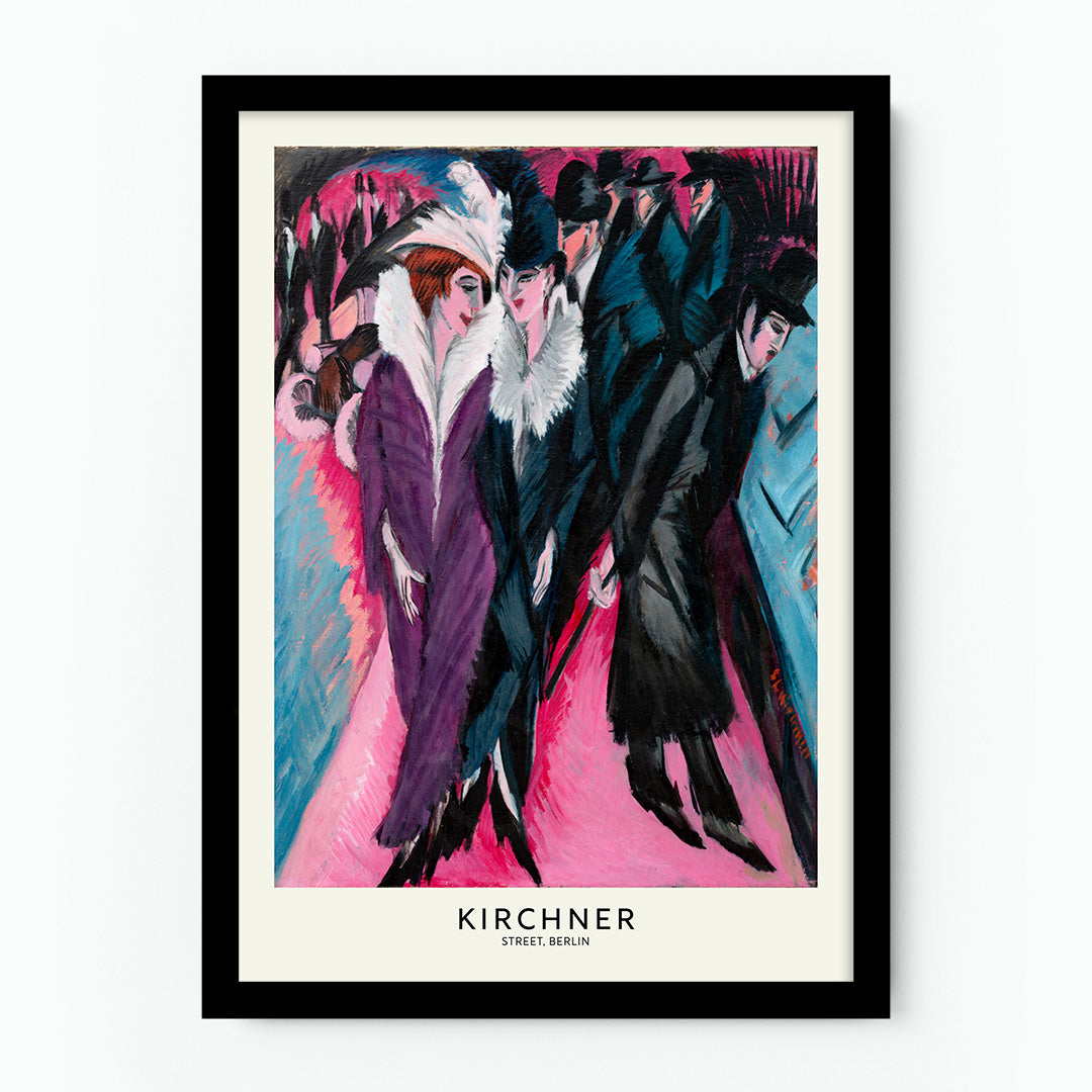 Kirchner – Street, Berlin Poster