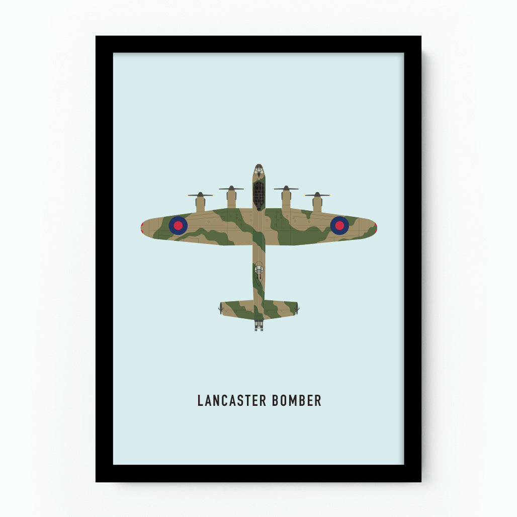 Lancaster Bomber Aircraft Poster