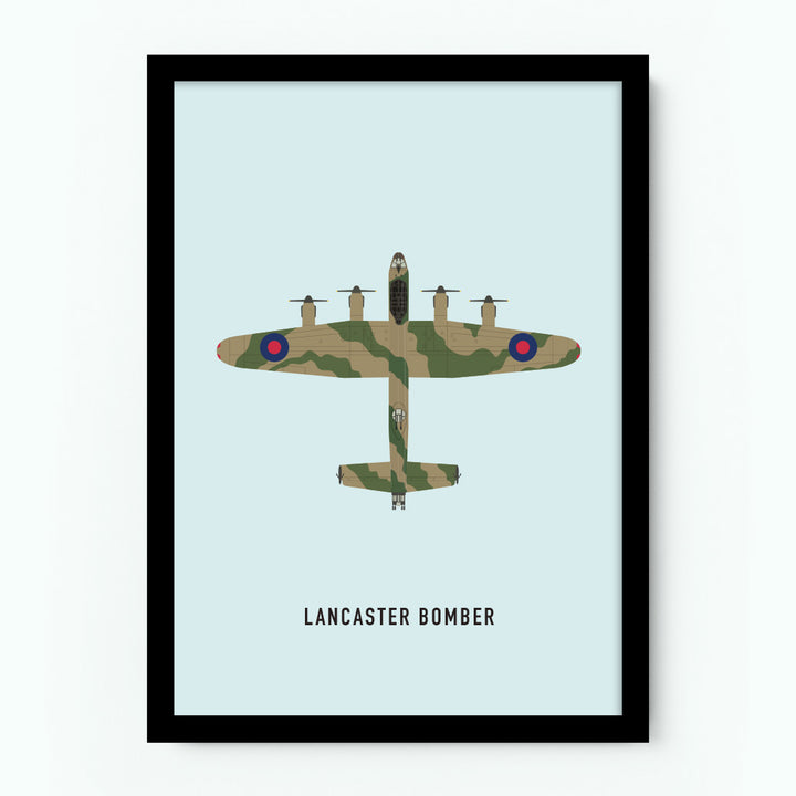 Lancaster Bomber Aircraft Poster