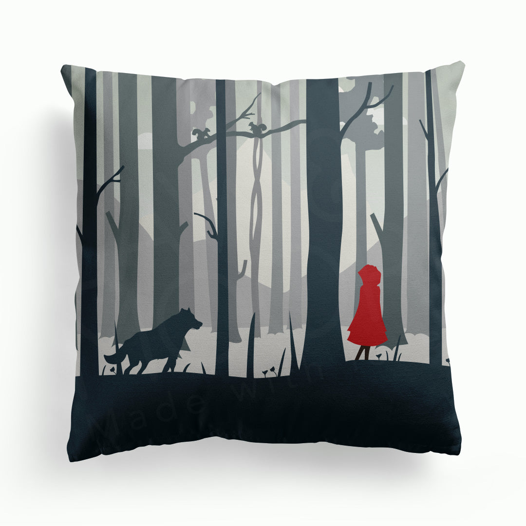 Little Red Riding Hood Fairy Tale Cushion