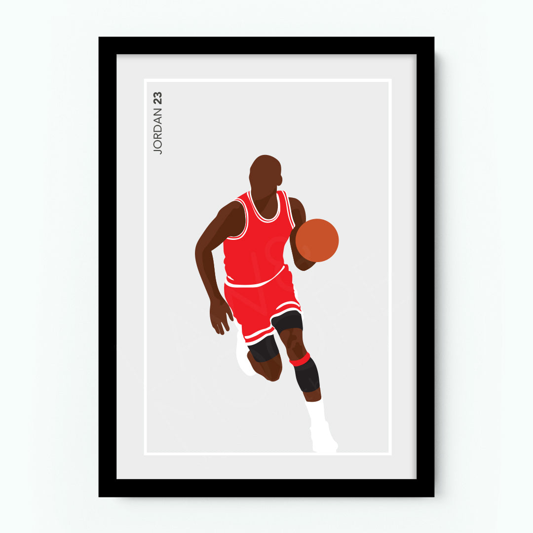 Michael Jordan Basketball Poster
