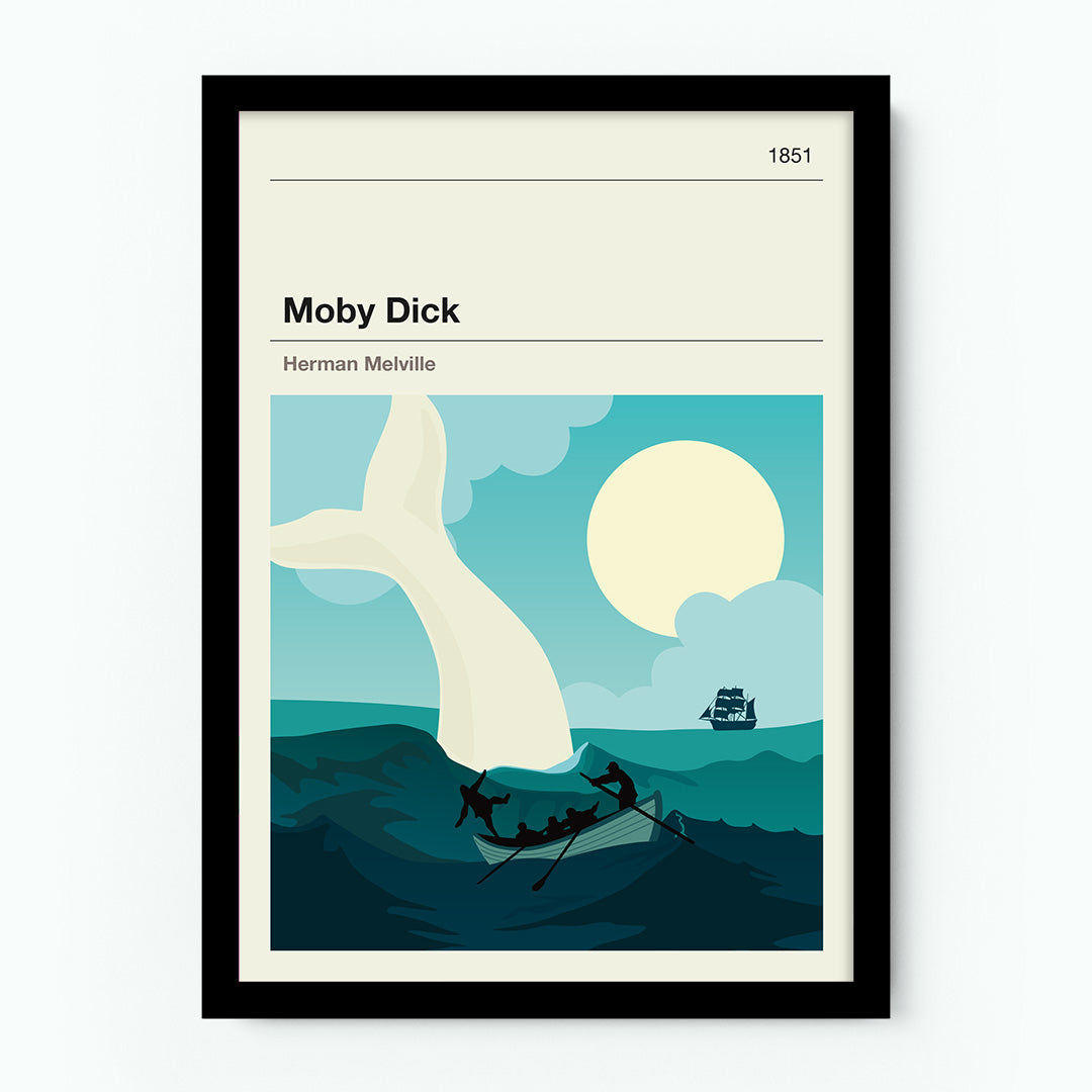 Moby Dick by Herman Melville Poster
