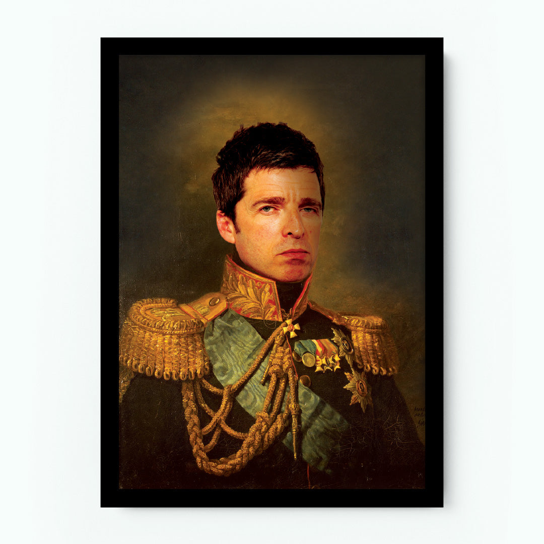 Noel Gallagher Renaissance Portrait Poster