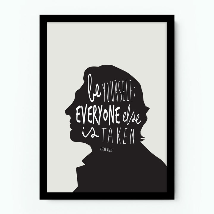 Oscar Wilde – Be Yourself Quote Poster