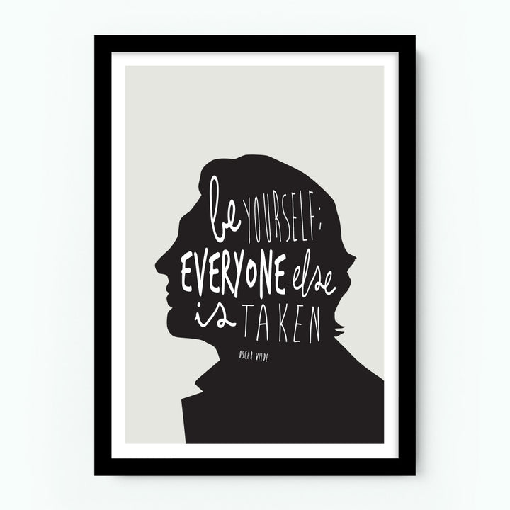 Oscar Wilde – Be Yourself Quote Poster