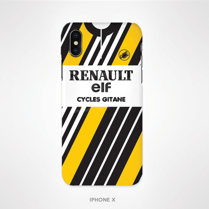 Bernard Hinault Renault Elf Cycles Gitane 1983 Cycling Jersey Phone Case