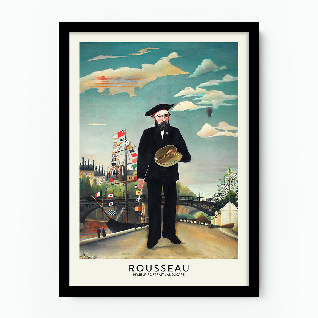 Henri Rousseau – Myself. Portrait Landscape Poster