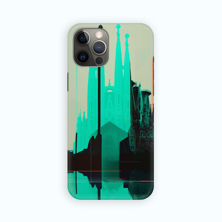 Sagrada Familia Barcelona Blue TOUGH Phone Case